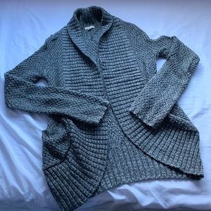 Urban Outfitters Grey Open Knit Cardigan